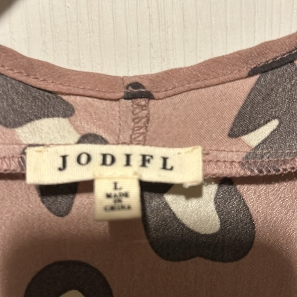 Leopard Print Brown Women's Top - Picture 2 of 6